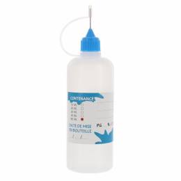 Flacon injecteur à aiguille souple et gradué - Contenance 10 / 30 ou 100ml - E-LIQUIDE-FR