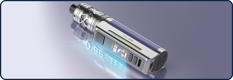 L'&eacute;cran TFT de la box Zelos M80 d'Aspire