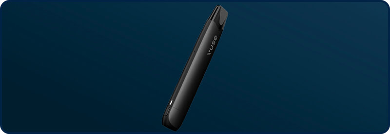 La batterie Vuse Pro One vue de côté avec son bouton de verrouillage