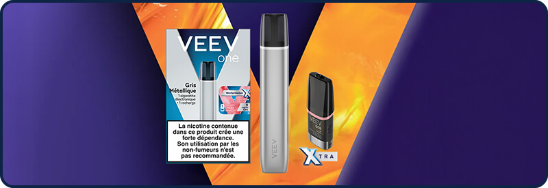 Pack Veev One batterie + capsule Extra Pack Veev One batterie + capsule Extra