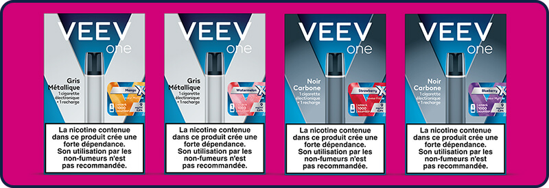Saveurs Veev One Extra Mangue, Pastèque, Fraise ou Myrtille Saveurs Veev One Extra Mangue, Pastèque, Fraise ou Myrtille