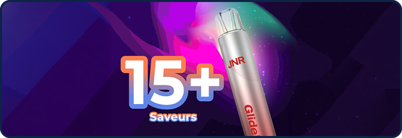 La Glide Pen JNR est disponible en 15 saveurs La Glide Pen JNR est disponible en 15 saveurs