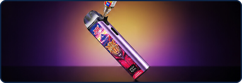 Le remplissage rapide et propre de la JPuff 47k de JNR