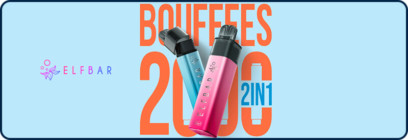 Pr&eacute;sentation du Kit pod rechargeable Elfbar 2in1