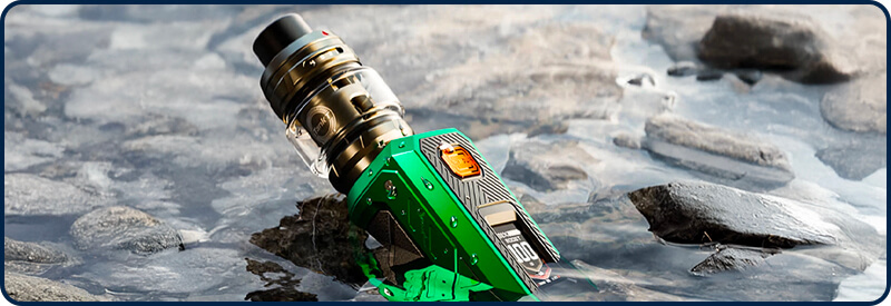 Armour Ultra Vaporesso immerg&eacute; dans l'eau