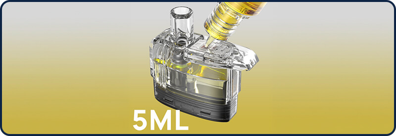 Une cartouche Fanssy de 5 ml avec airflow r&eacute;glable