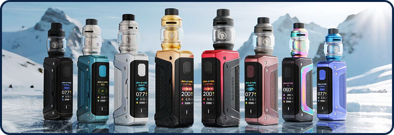 Toutes les couleurs du kit Legend 5 avec Z Subohm 5
