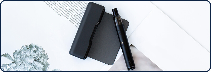 Le très joli design de l'eRoll Slim avec son powerbank