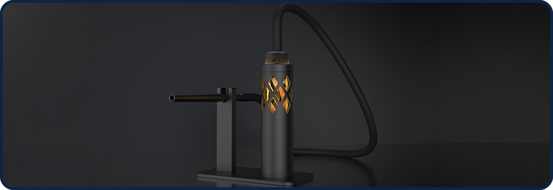 Une fois en place, l'&eacute;clairage de la Hookah Air donne encore plus de charme au Dock Hookah.